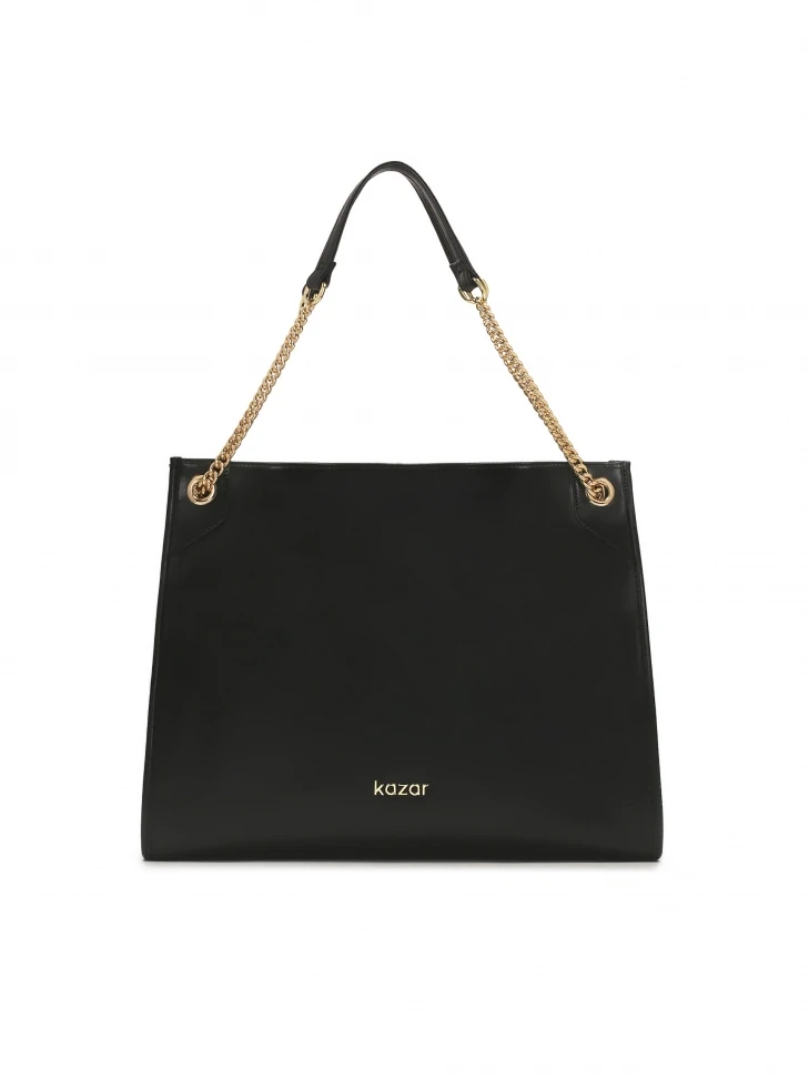 kazar Large simple handbag with shoulder chains