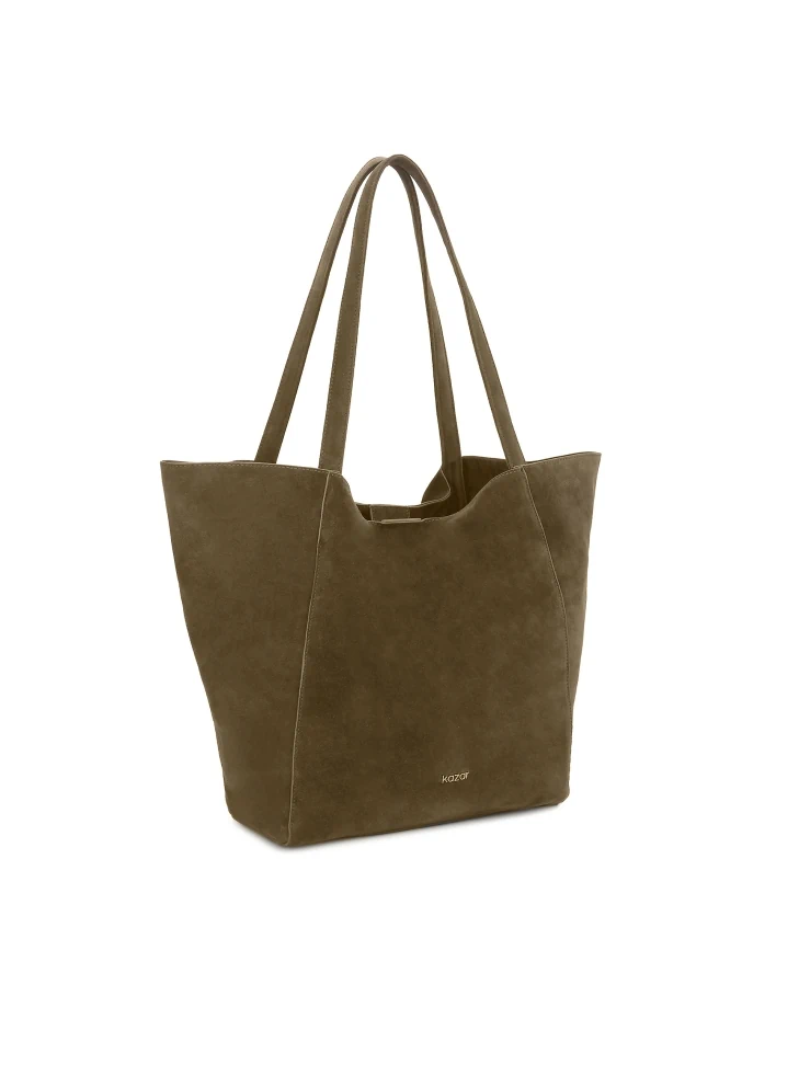 Kazar Large Suede Shoulder Bag