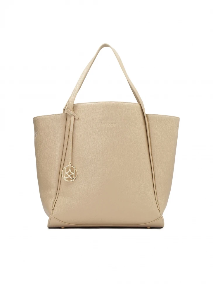 kazar Large trapezoidal-shaped shoulder bag
