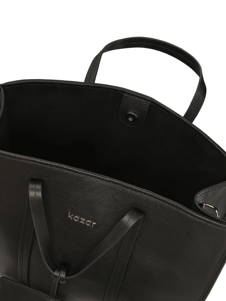Kazar Large XL Pea Leather Handbag