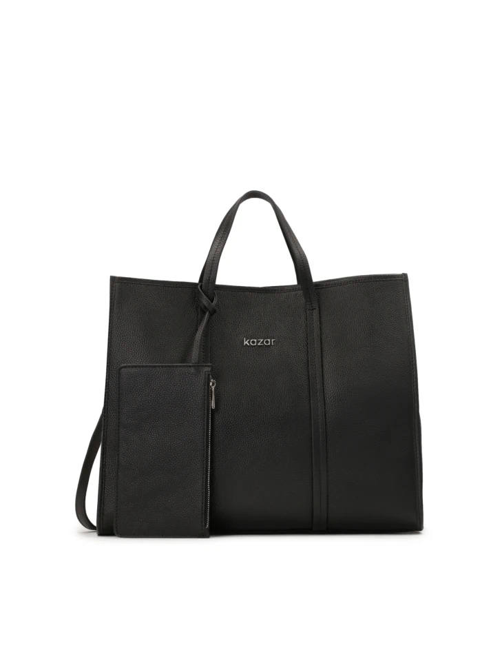 kazar Large XL pea leather handbag