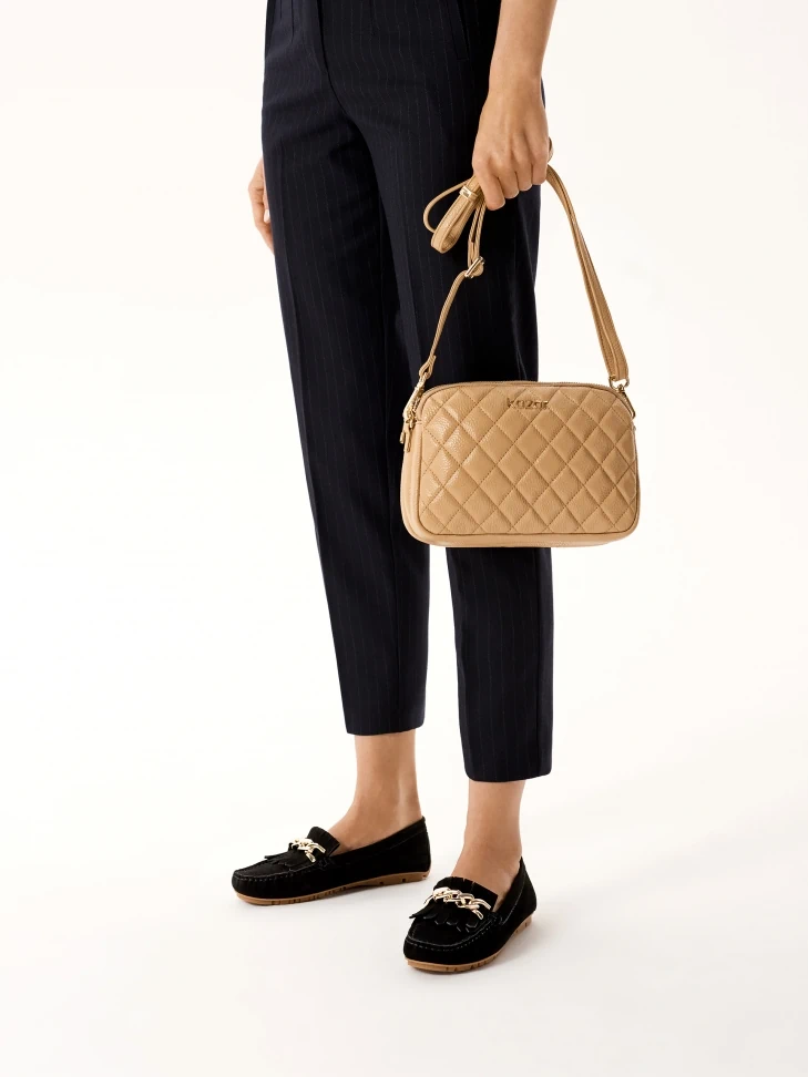 Kazar Leather 3-chamber Bag On A Belt