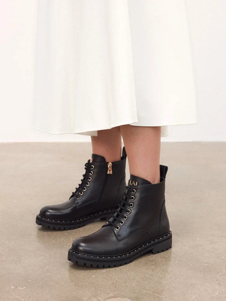 Kazar Leather Ankle Boots