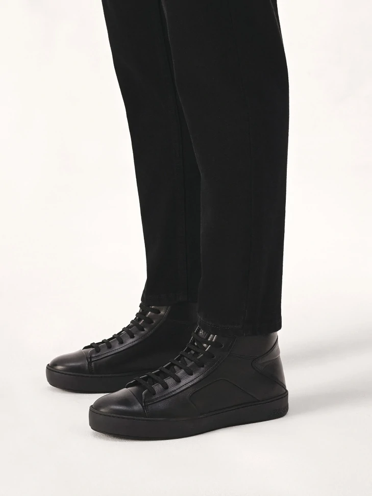 Kazar Leather Ankle Sneakers