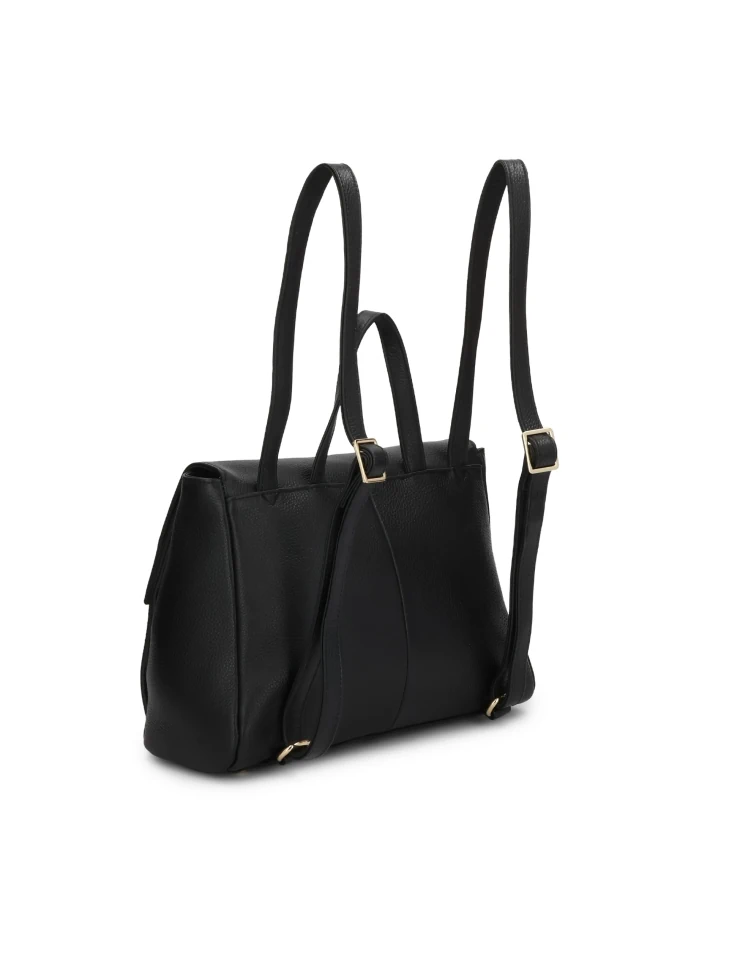 Kazar Leather Backpack With Flap