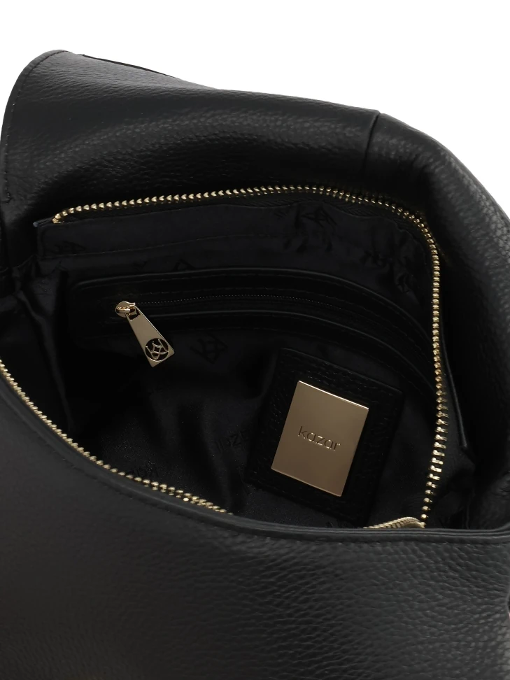 Kazar Leather Backpack With Flap