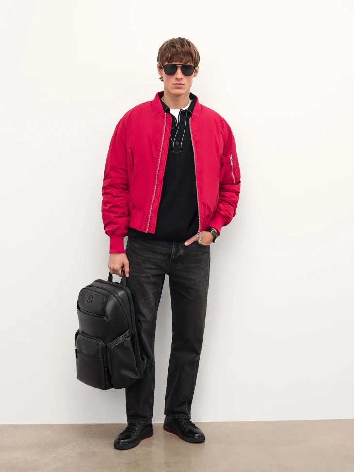 Kazar Leather Backpack With Laptop Compartment