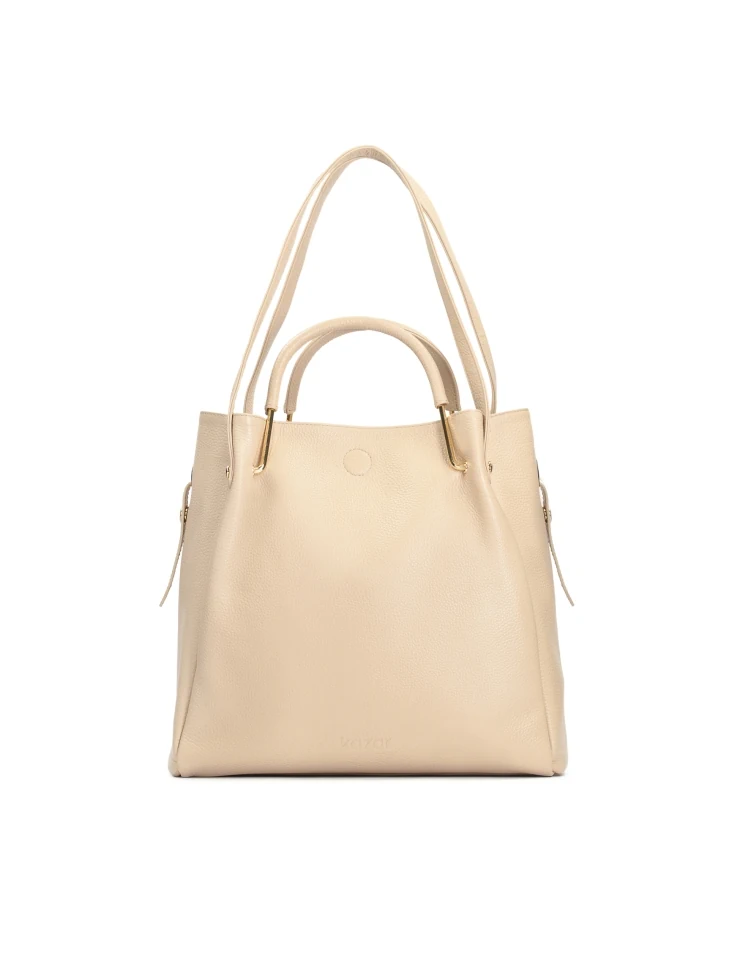 kazar Leather bag with metal handles