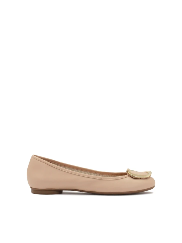 kazar Leather ballerinas in pastel color
