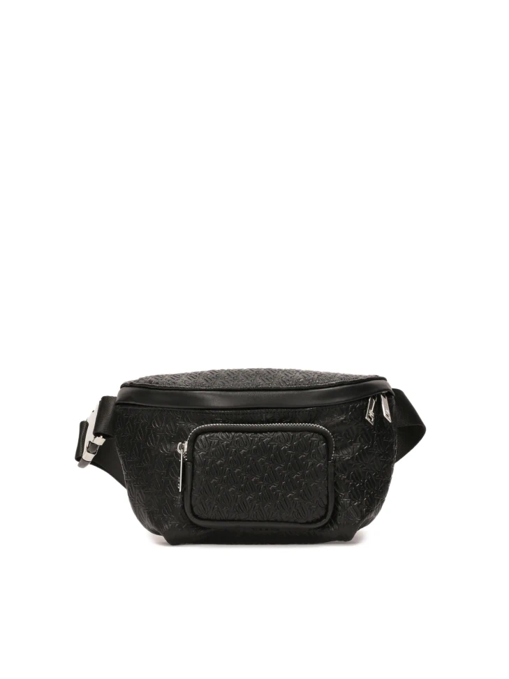 kazar Leather belt bag with pocket on the front