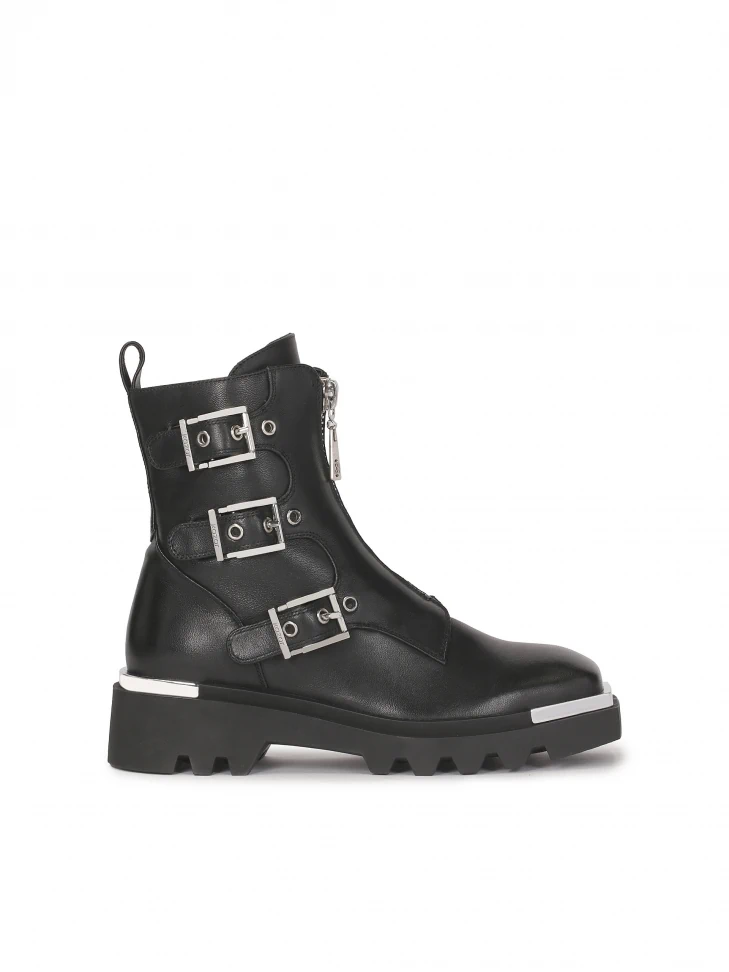 kazar Leather boots with square toes