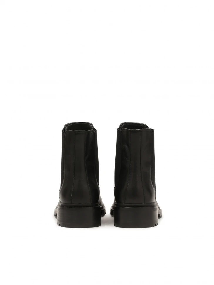 Kazar Leather Chelsea Boots With Elastic Inserts