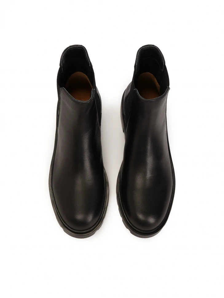 Kazar Leather Chelsea Boots With Elastic Inserts
