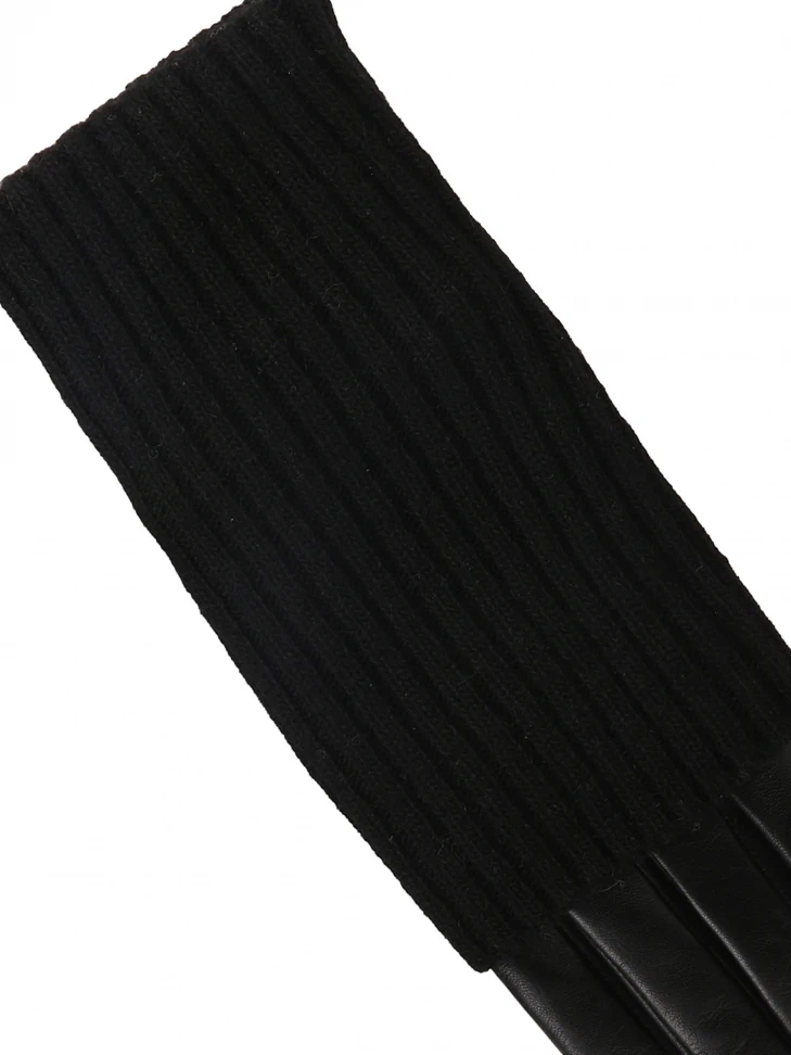 Kazar Leather Gloves With Decorative Overlays