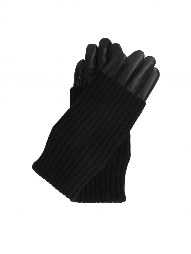 kazar Leather gloves with decorative overlays