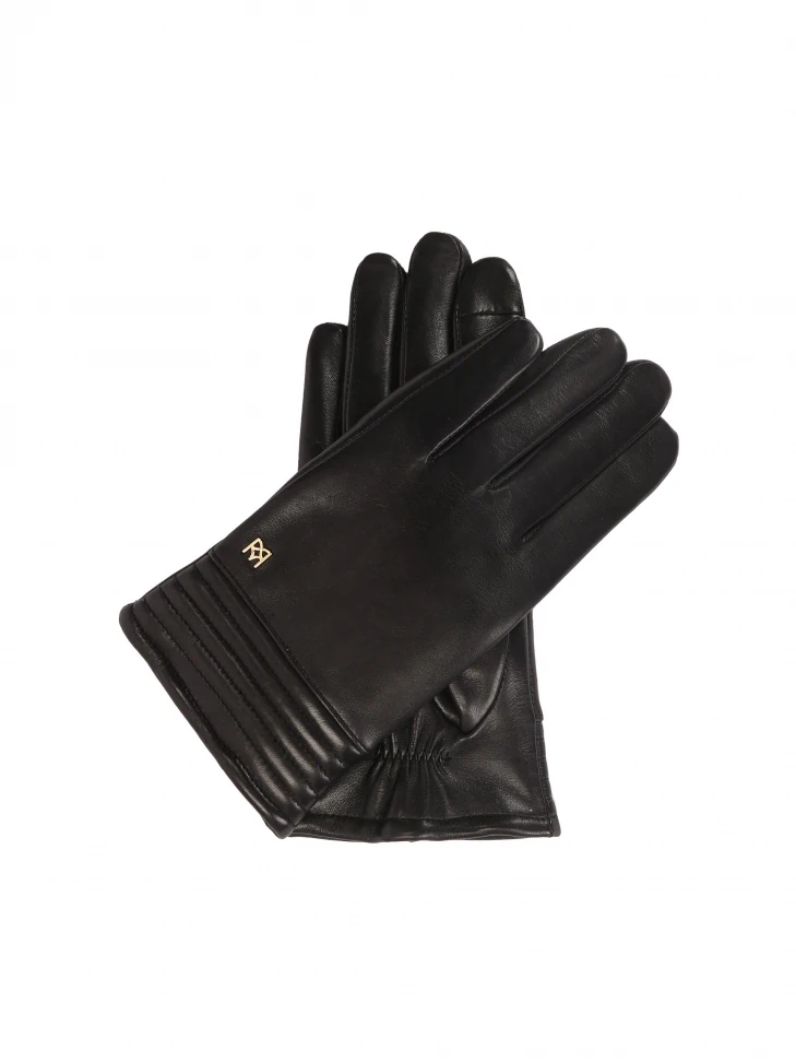 kazar Leather gloves with quilted stitching
