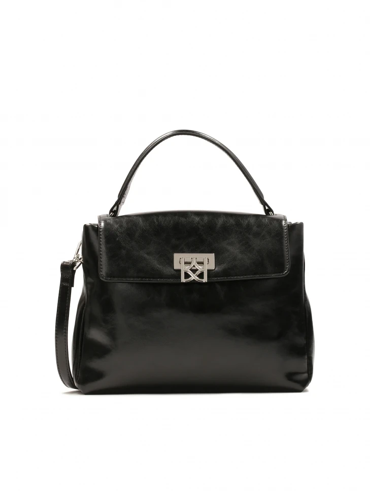 kazar Leather handbag with decorative clasp