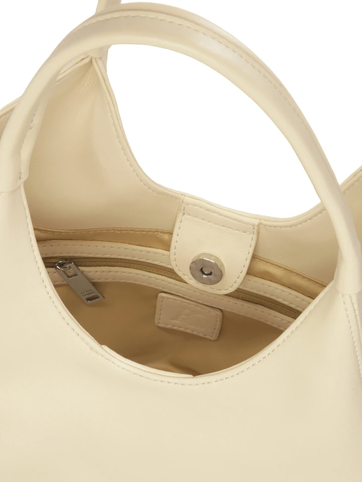 Kazar Leather Handbag With Double Handle
