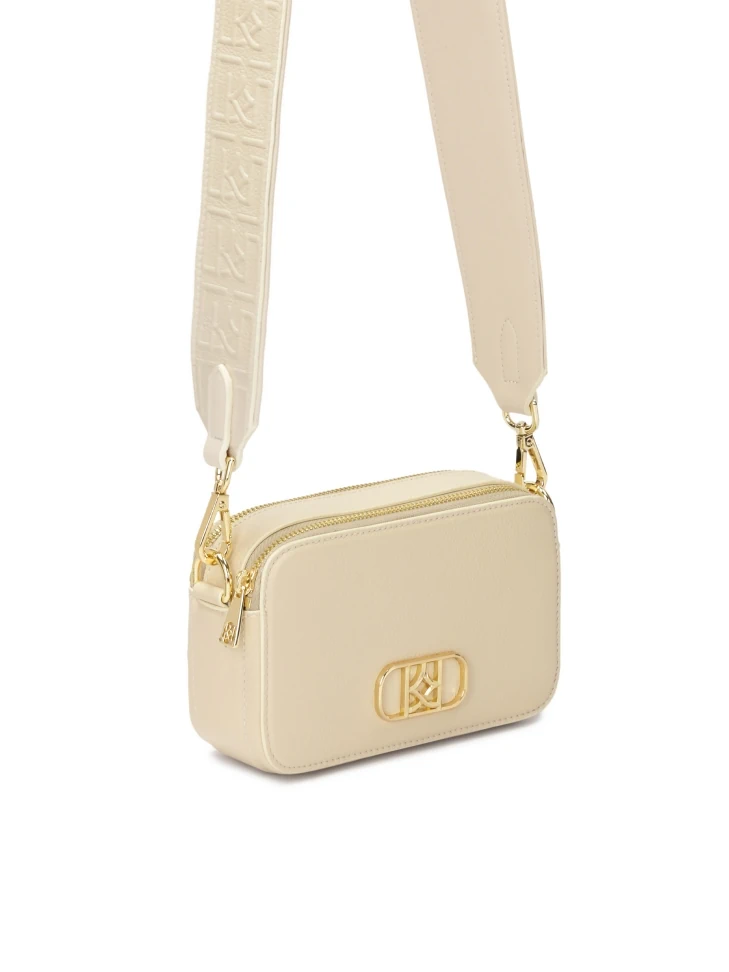 Kazar Leather Handbag With Two Detachable Straps