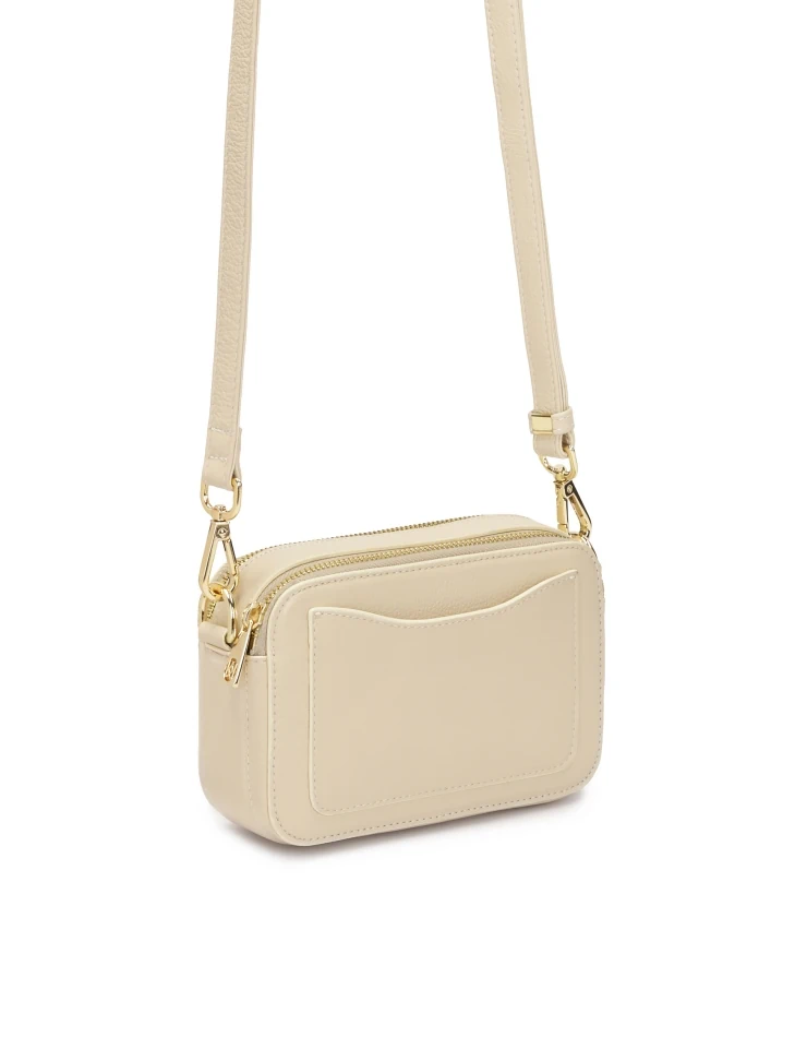 Kazar Leather Handbag With Two Detachable Straps