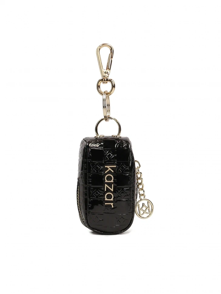 Kazar Leather Key Case In The Form Of A Key Ring