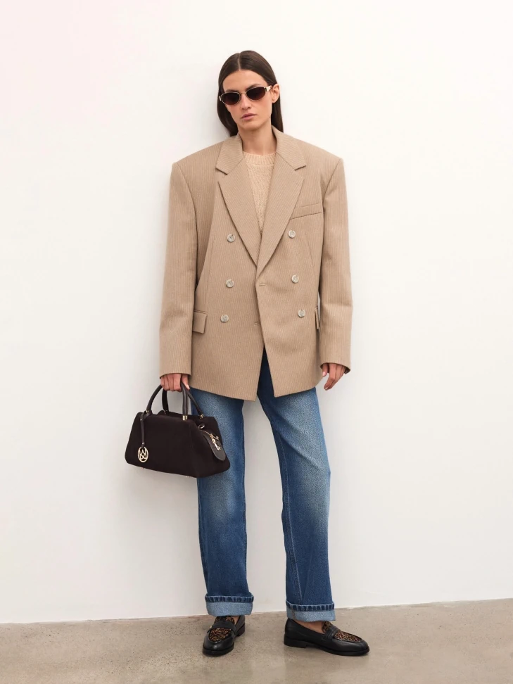 Kazar Leather Loafers With Bristle Insert