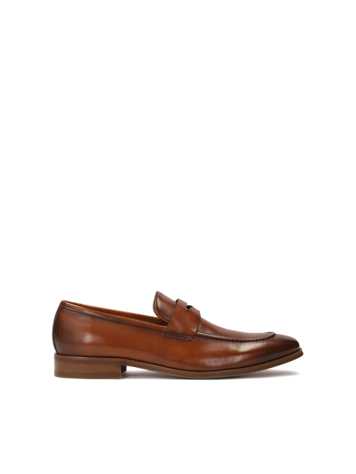 kazar Leather loafers with cross strap