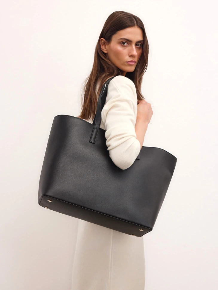 Kazar Leather Minimalist Shoulder Bag