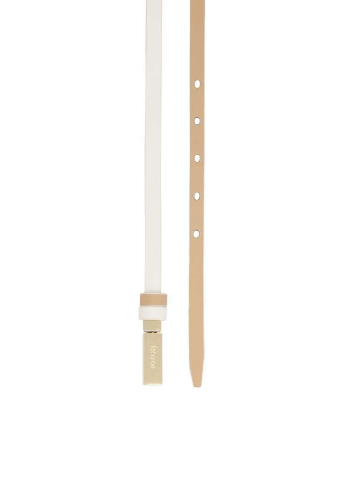 Kazar Leather Narrow Belt