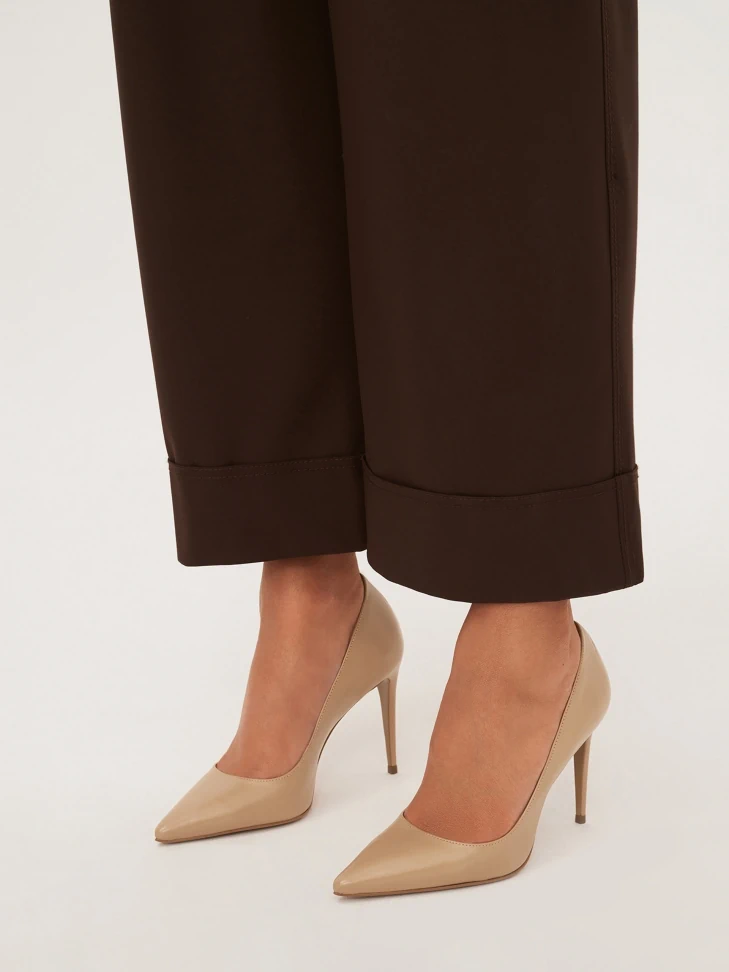 Kazar Leather Pumps In Nude Colour