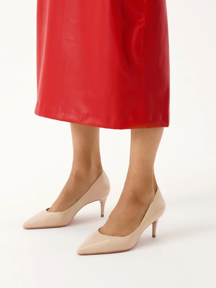 Kazar Leather Pumps On A Low Heel