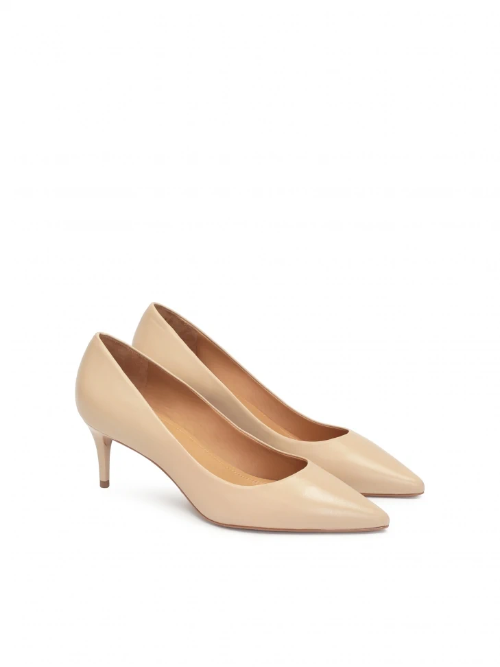 Kazar Leather Pumps On A Low Heel