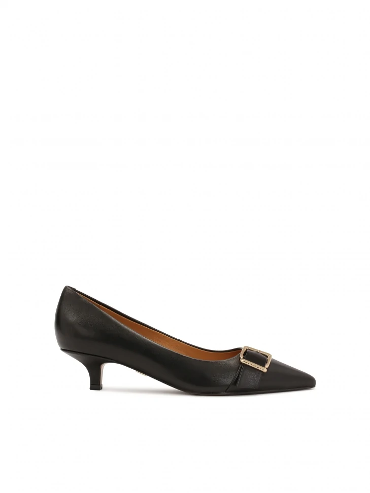 kazar Leather pumps with kitten heels