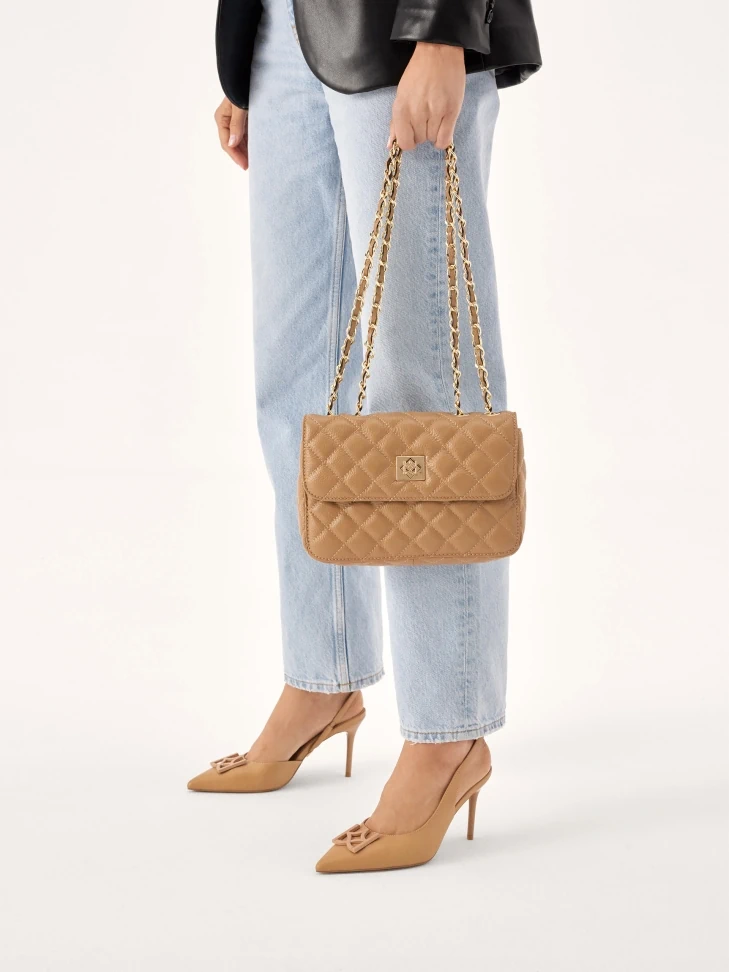 Kazar Leather Pumps With Open Heel