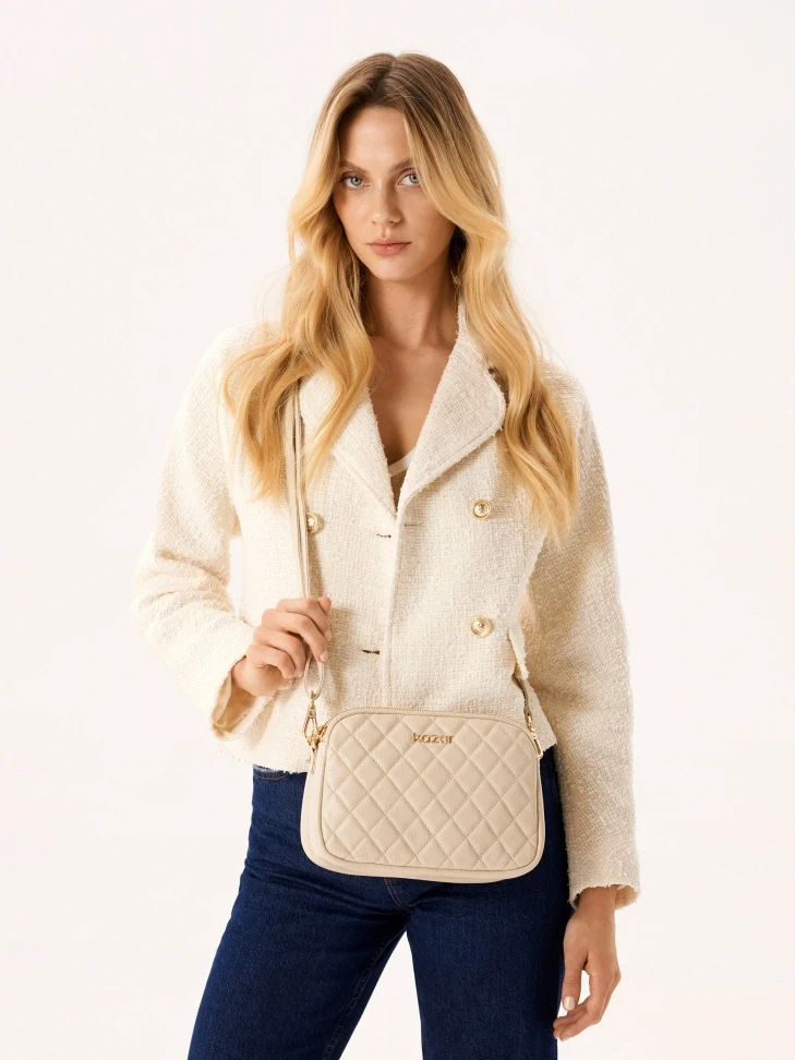 Kazar Leather Quilted Bag On A Belt