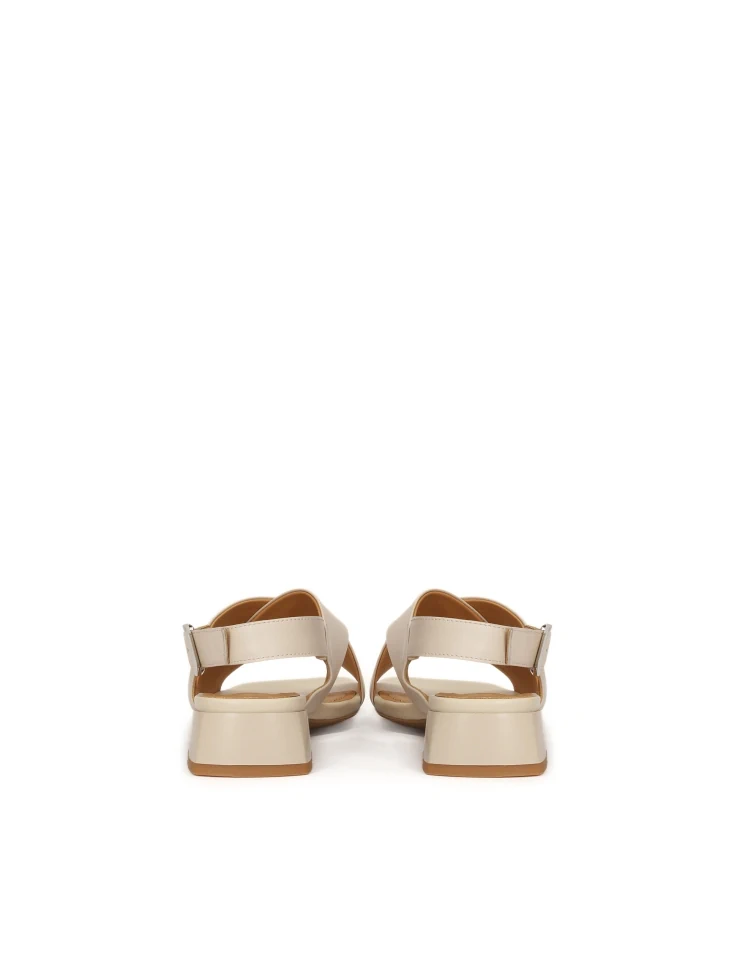 Kazar Leather Sandals On A Low Heel