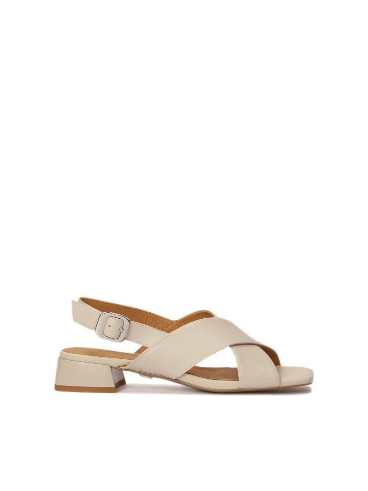 kazar Leather sandals on a low heel