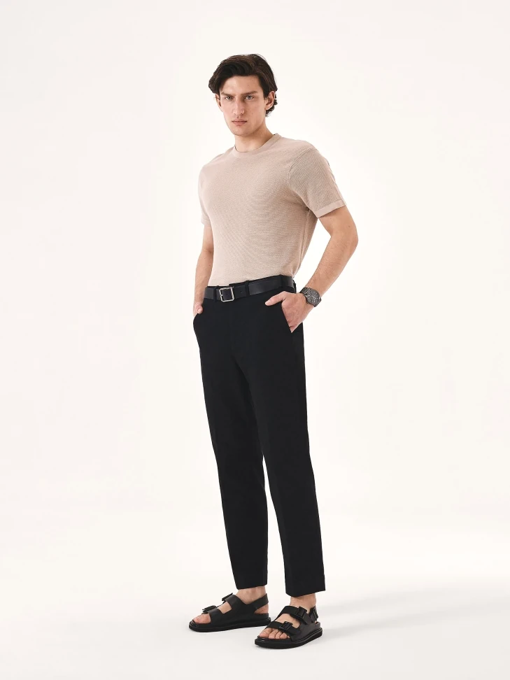 Kazar Leather Sandals With Metal Clasp