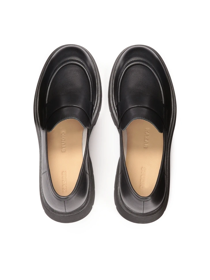 Kazar Leather Shoes On A Thick Sole