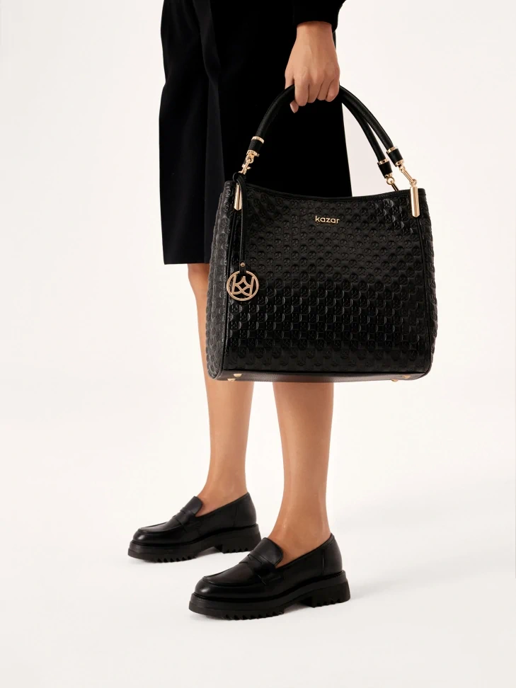 Kazar Leather Shoes On A Trefoil Sole