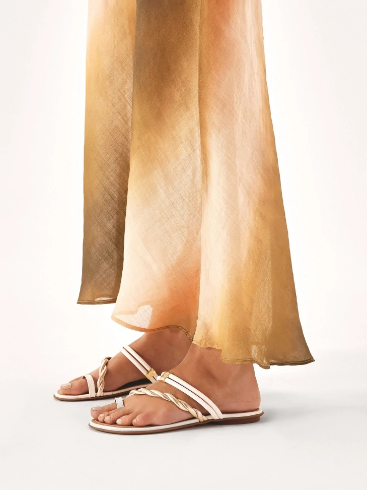 Kazar Leather Slides 2in1