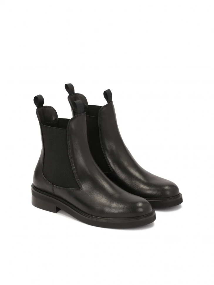 Kazar Leather Slip-on Boots