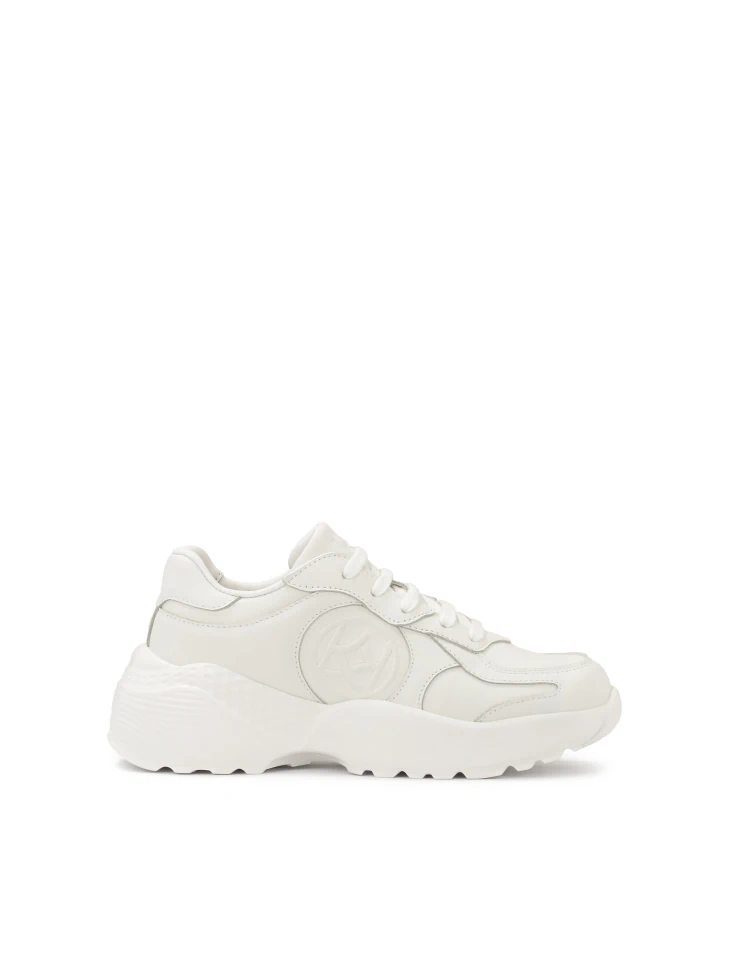 kazar Leather sneakers in white color