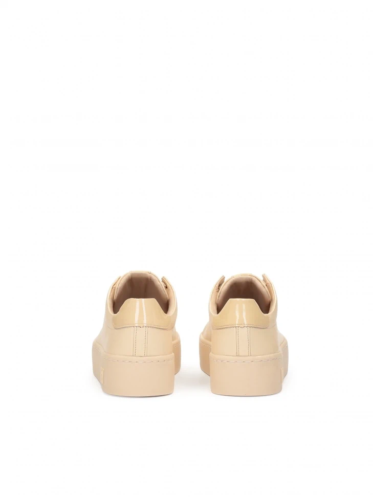 Kazar Leather Sneakers On A Straight Sole