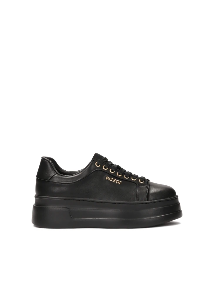 kazar Leather sneakers on a thick straight sole