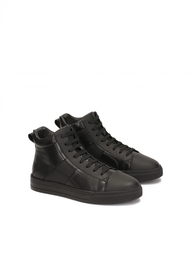 Kazar Leather Sneakers With High Upper