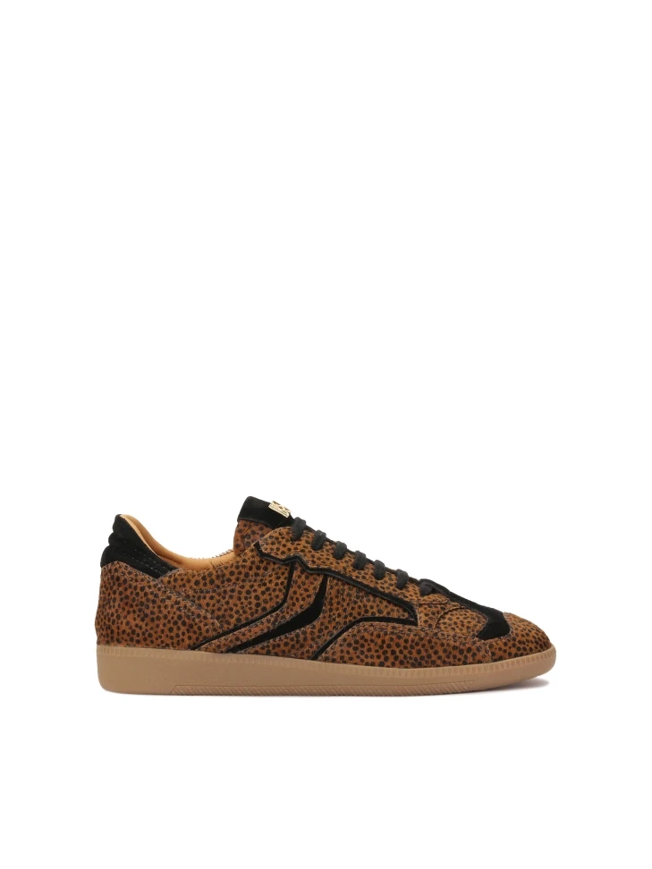 kazar Leather sneakers with natural bristles