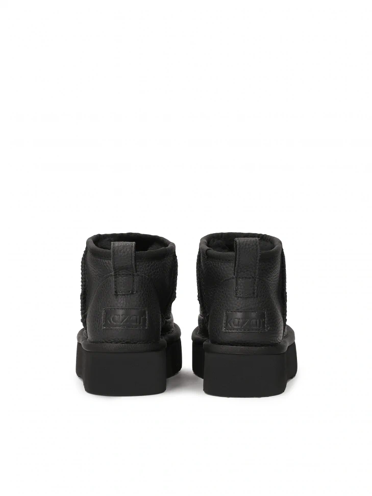 Kazar Leather Snow Boots With Low Upper