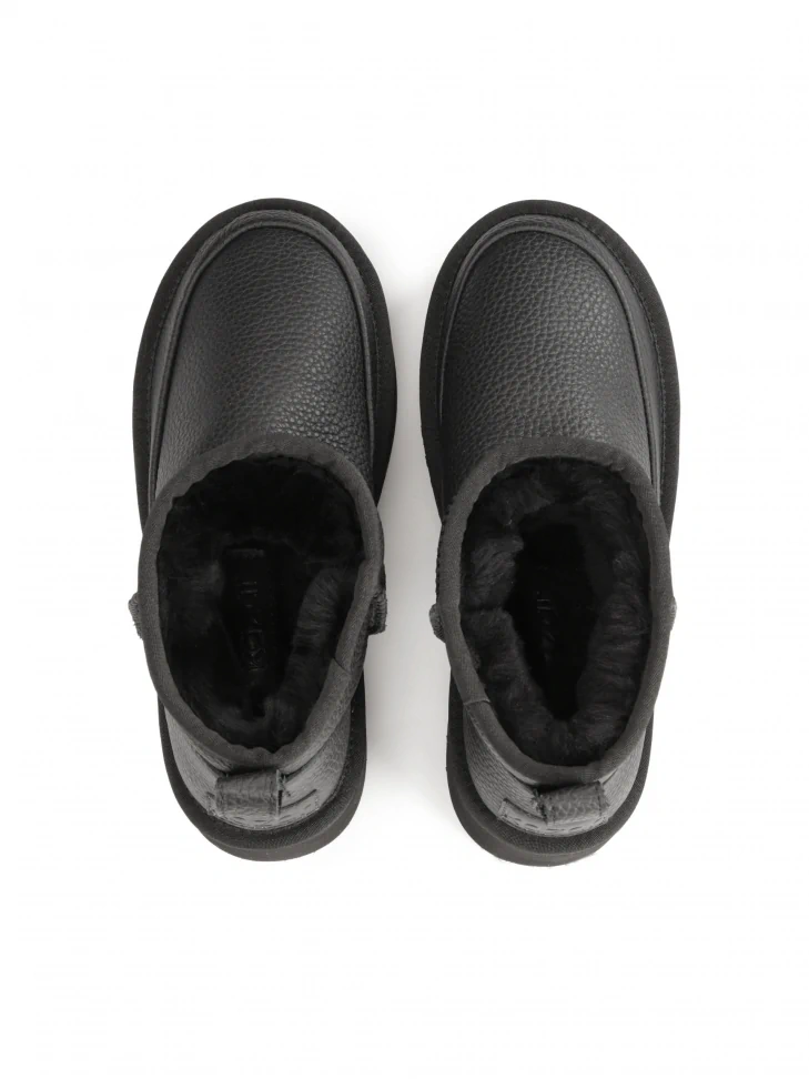 Kazar Leather Snow Boots With Low Upper
