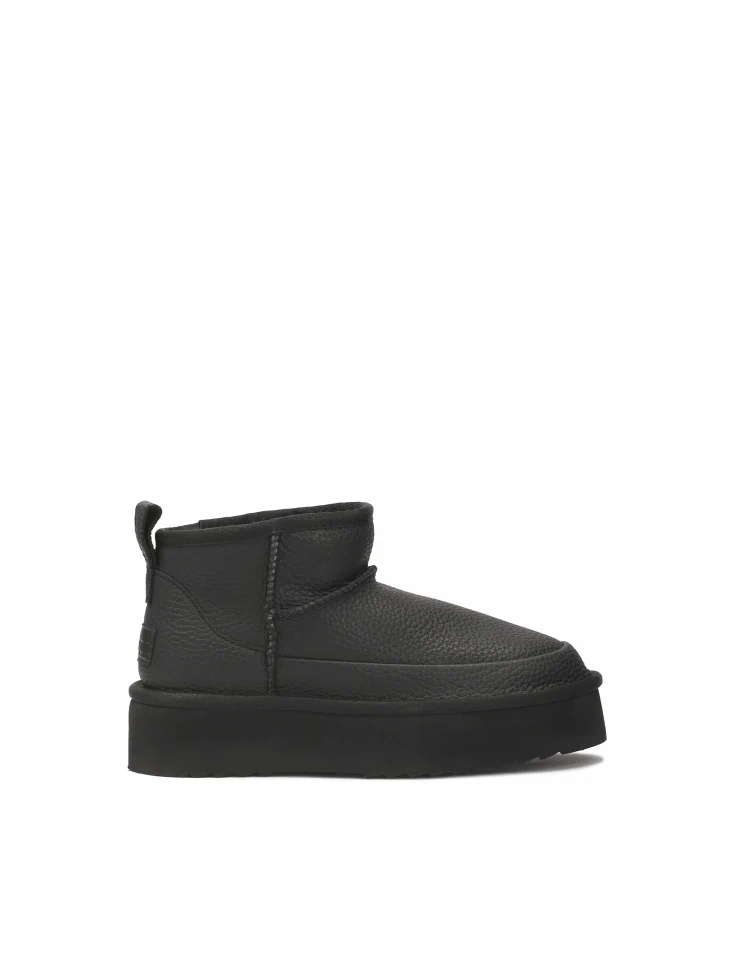 kazar Leather snow boots with low upper